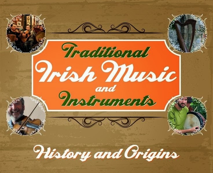 TRADITIONAL IRISH MUSIC AND INSTRUMENTS INFOGRAPHIC BY PAUL MURPY