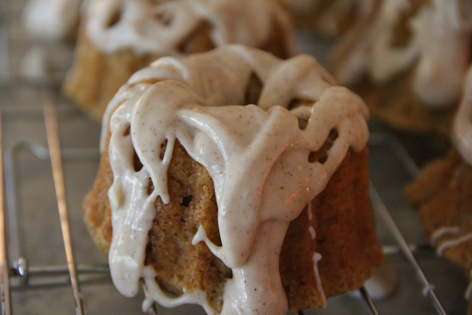 Apple Cinnamon With Cinnamon Cream Cheese Frosting Bundt Cake Recipe