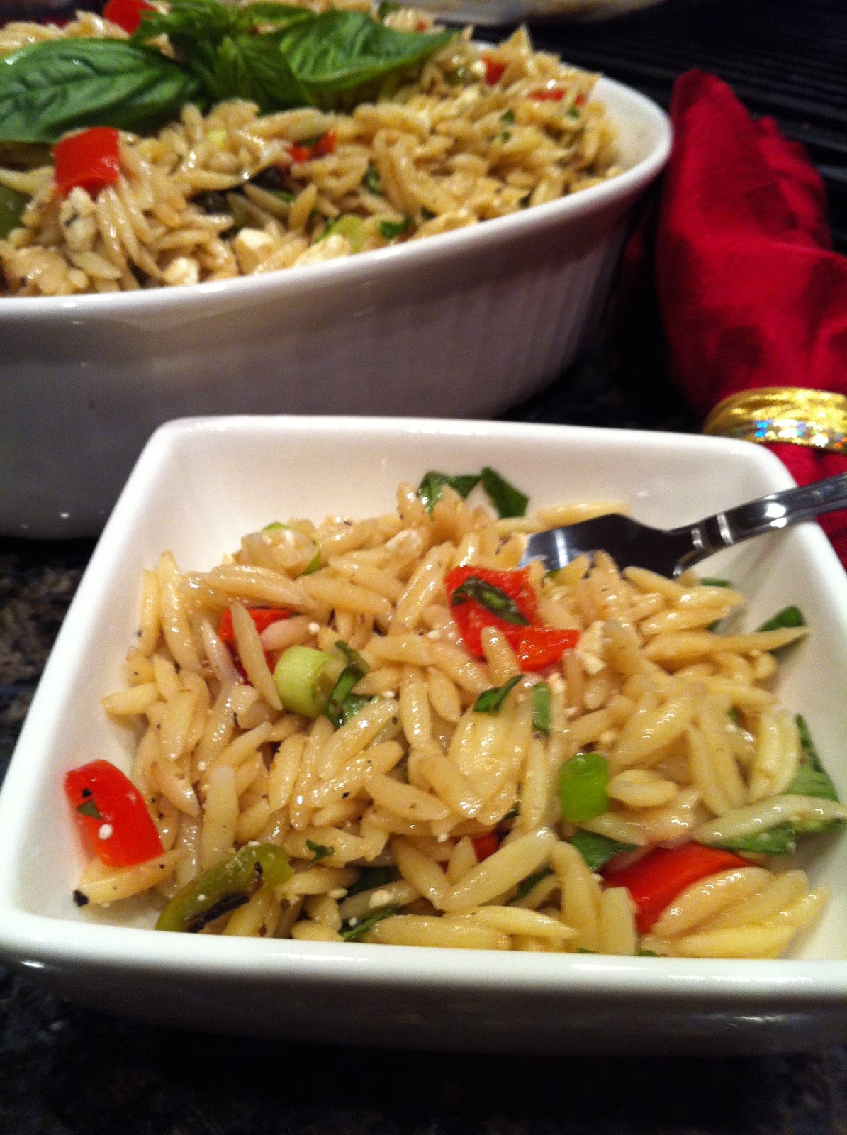 Craving Something Good Orzo Pasta Salad