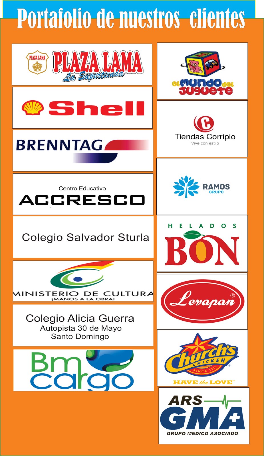 portafolio de  nuestros clientes