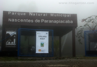Entrada do parque municipal Nascentes de Paranapiacaba - Por Tito Garcez Entrada do parque municipal Nascentes de Paranapiacaba