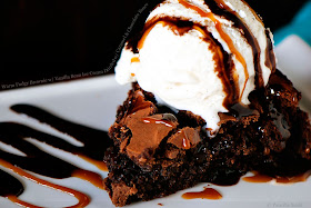 warm brownie and vanilla ice cream warm brownie and vanilla ice cream