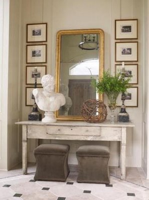 Color Outside the Lines: The Foyer : Console Tables
