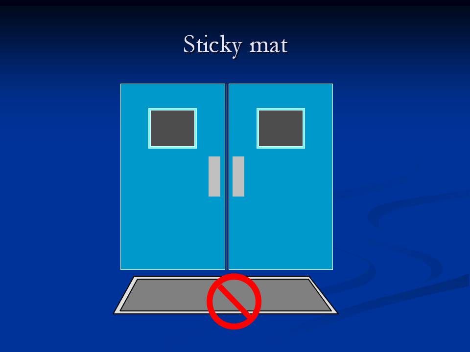 مكافحة عدوى وتلوث المستشفيات غرف العمليات ومكافحة العدوى