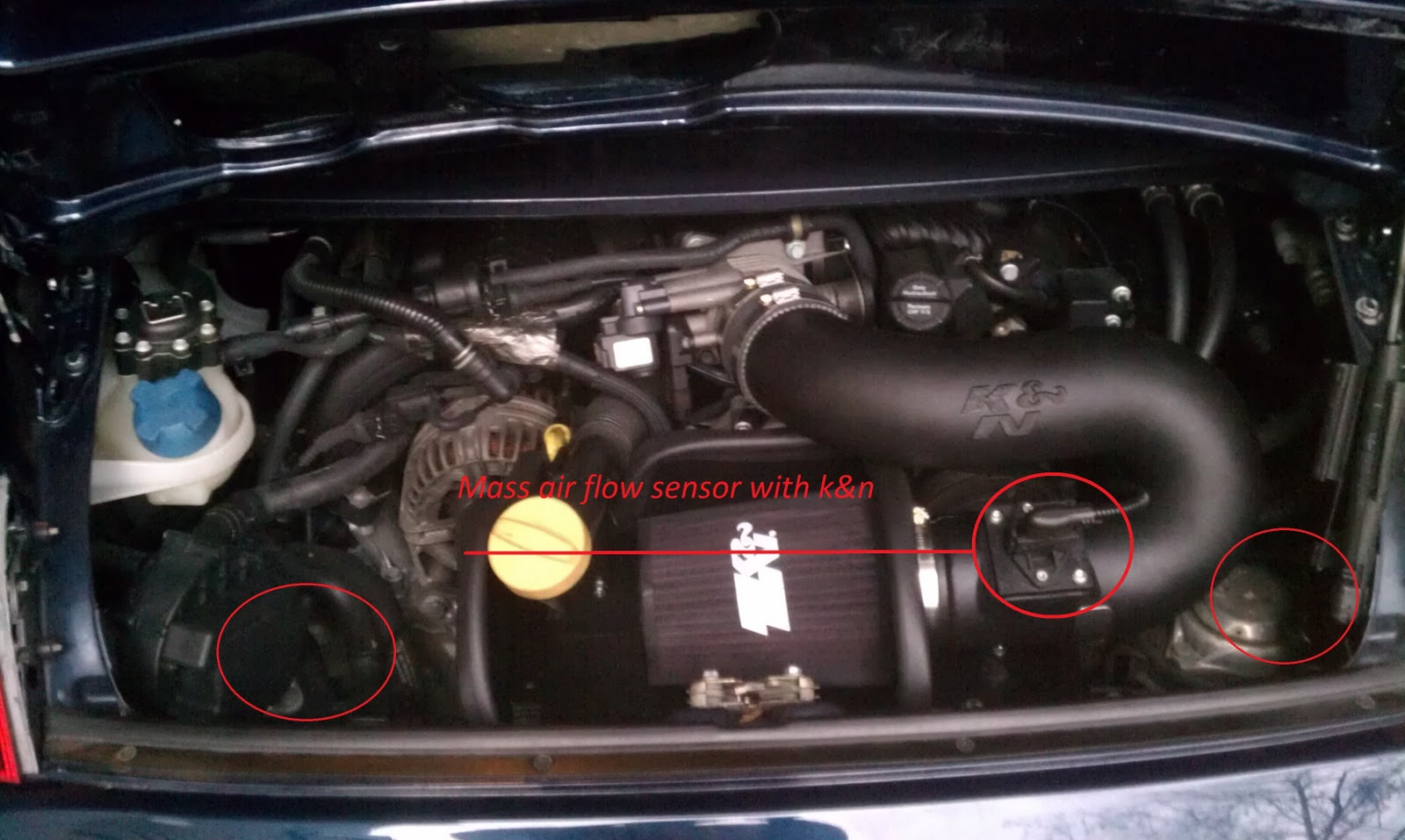 Sport air Filtre 33-2786 S k/&n Filtre à Air Sport Porsche Carrera 997 40/% de l/'Air