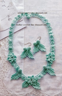 Crocheted necklace