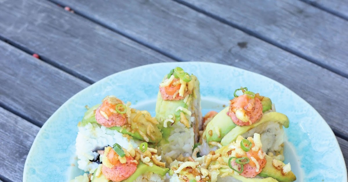 Treese, Love, Happiness. Vegan Spicy Sunflower Seed "Tuna" Roll