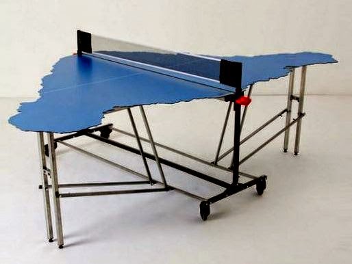 The Flying Tortoise: Today's Ping Pong Tables Come In Crazy Shapes And