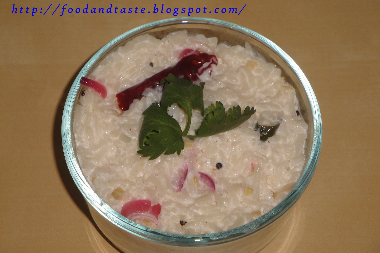 Food and Taste Curd Rice/Thayir Sadam South Indian Yogurt Rice Recipe