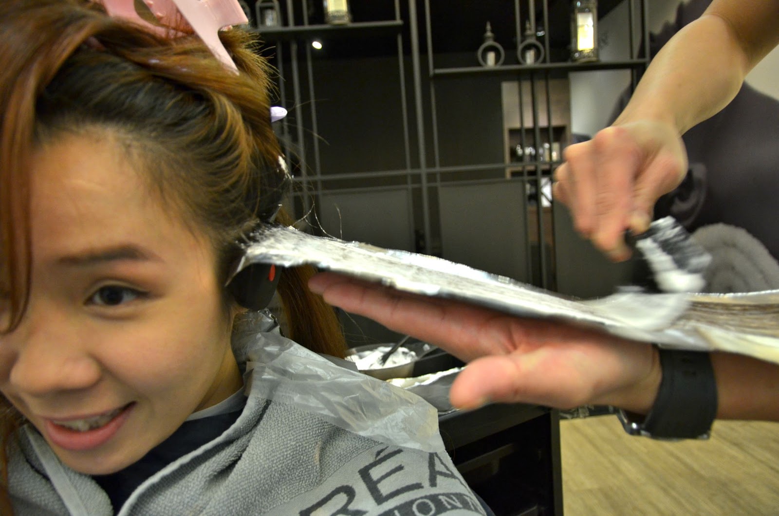 Loreal Blond Studio Hair Bleaching Garcons Salon Kelawai Silly