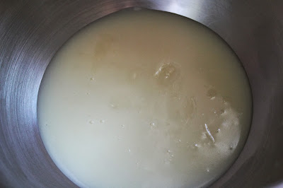 Making maple dulce de leche frosting