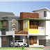 Modern house elevation - 2081 sq.ft.