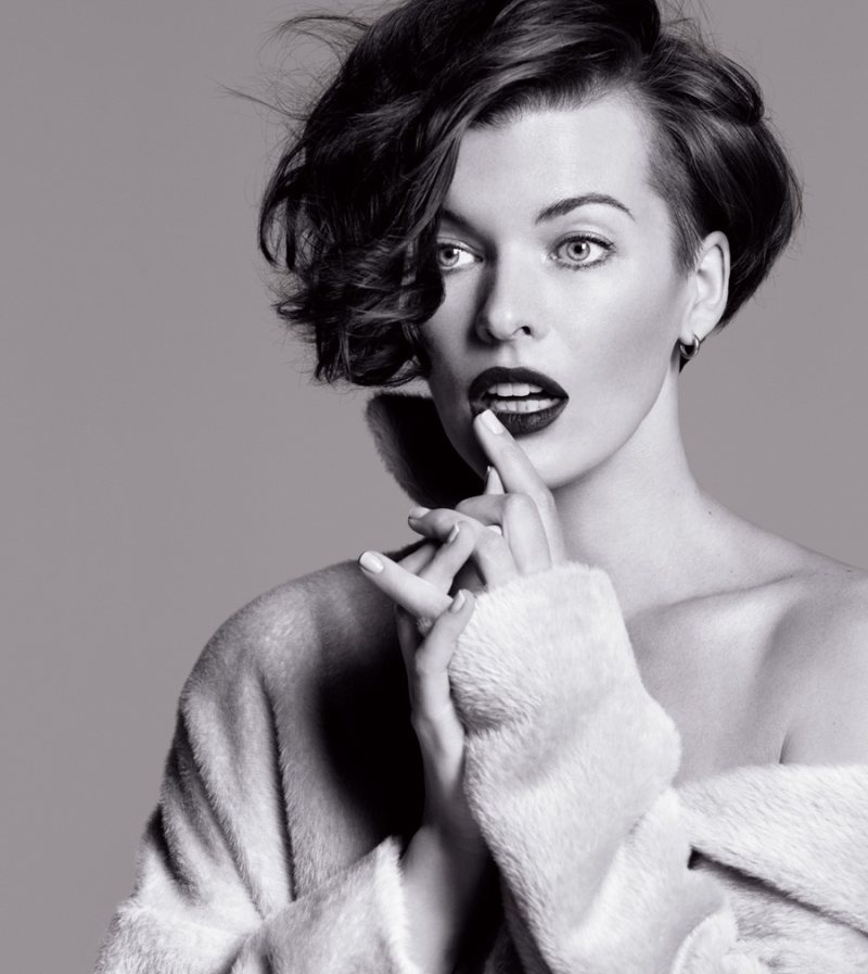 Milla jovovich for marella fall / winter campaign Milla jovovich for marella fall