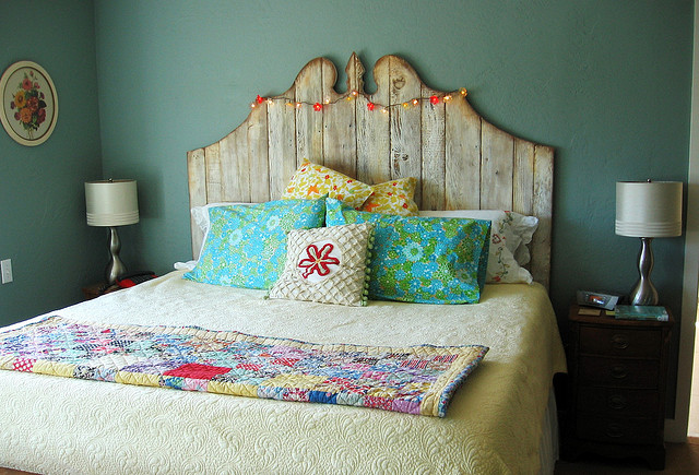 Diy Shutter Headboard