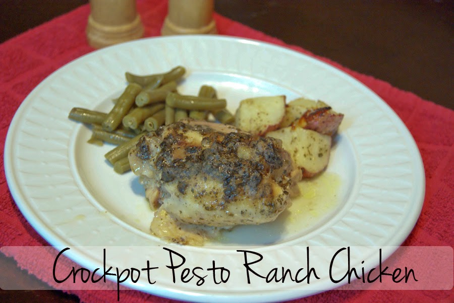 Simply You and Me Crock Pot Pesto Ranch Chicken