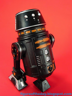 R5-Series Astromech Droid Black with Silver and Orange (The Black Series)