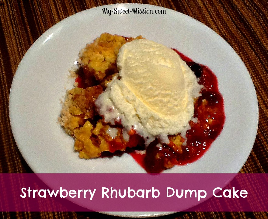Strawberry Rhubarb Dump Cake Recipe Strawberry Rhubarb Dump Cake Recipe