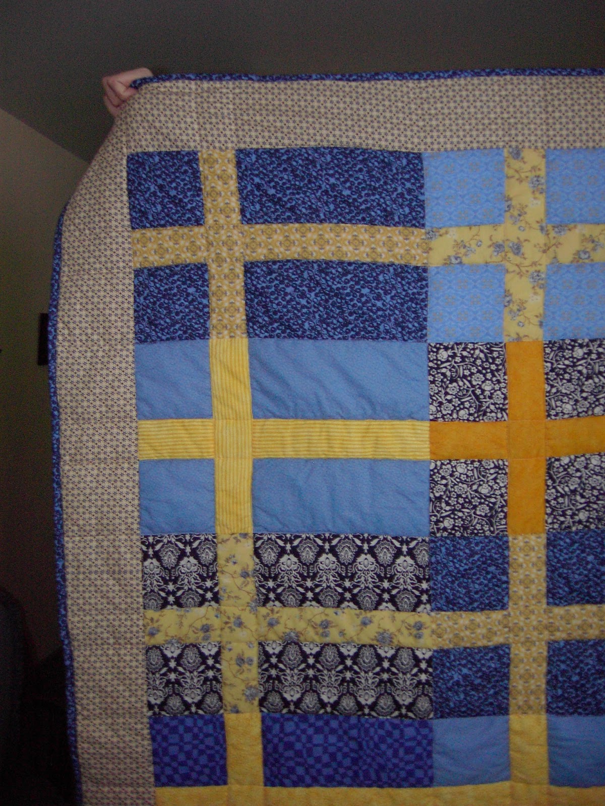 The Domestic Groove Swedish Dala Horse and Flag Quilt