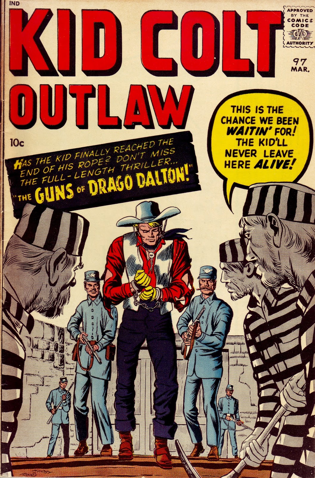 Marvel Mysteries and Comics Minutiae Jack Kirby's unknown Kid Colt cover