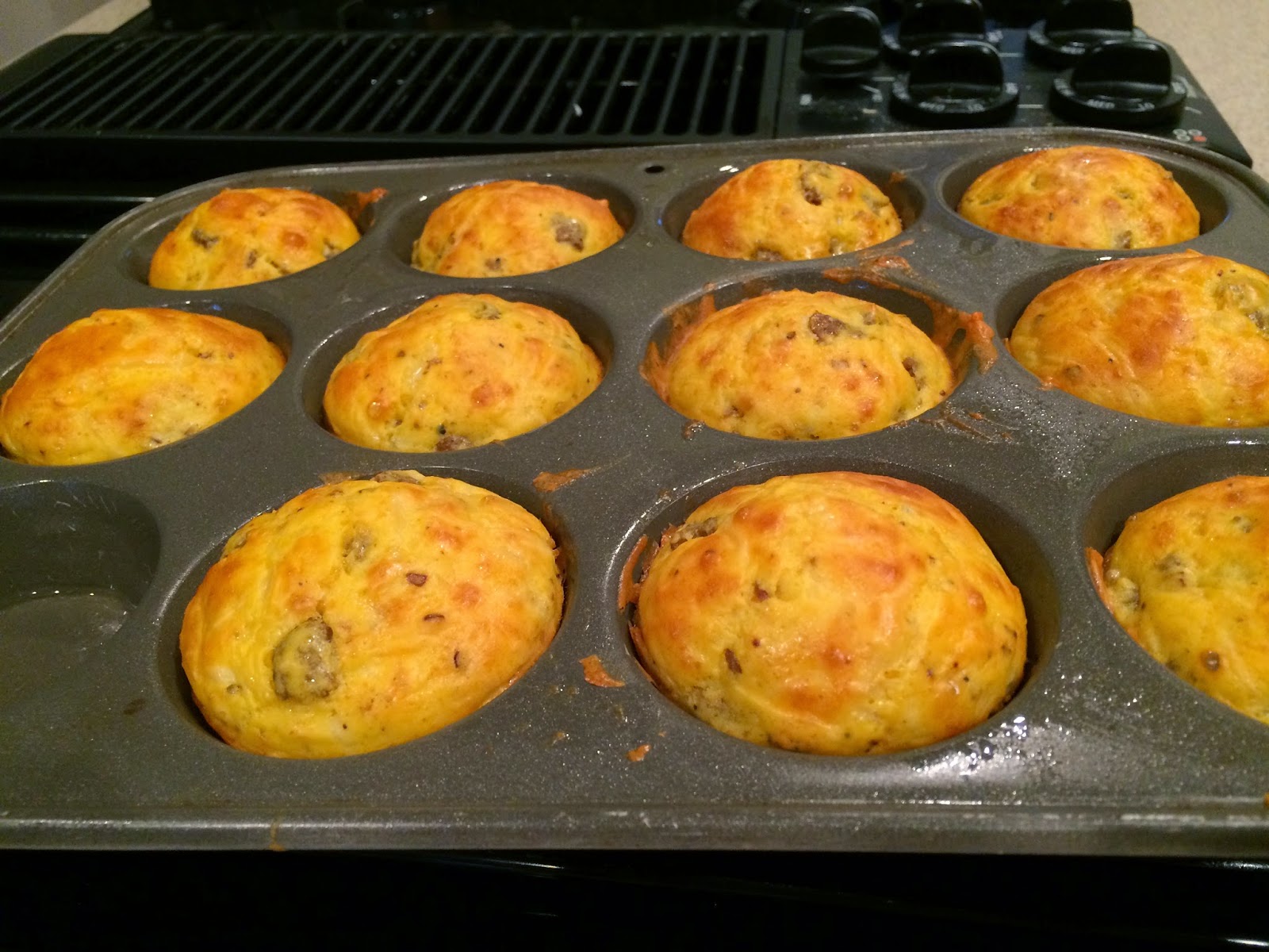 LaceofGrace Bisquick SausageCheese Muffins