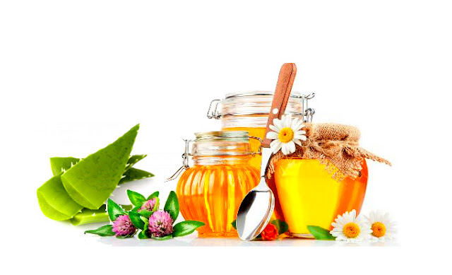 Tác dụng trị mụn của mật ong nha đam