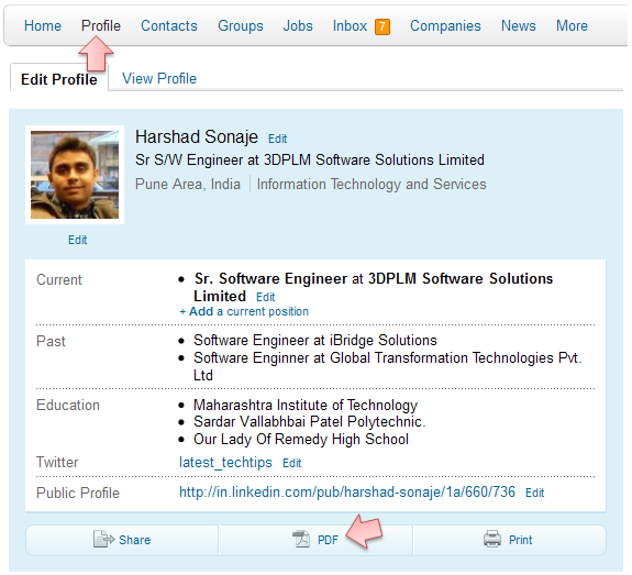 HOW TO Import a quick PDF resume on your LinkedIn Profile? latest