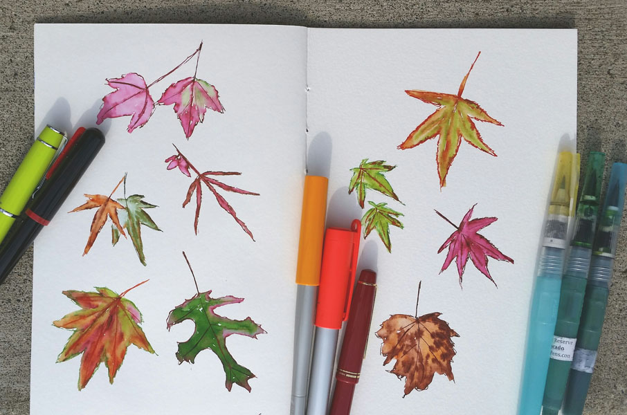 Fueled by Clouds & Coffee: Colored Pencil Smudging Tests with Blenders