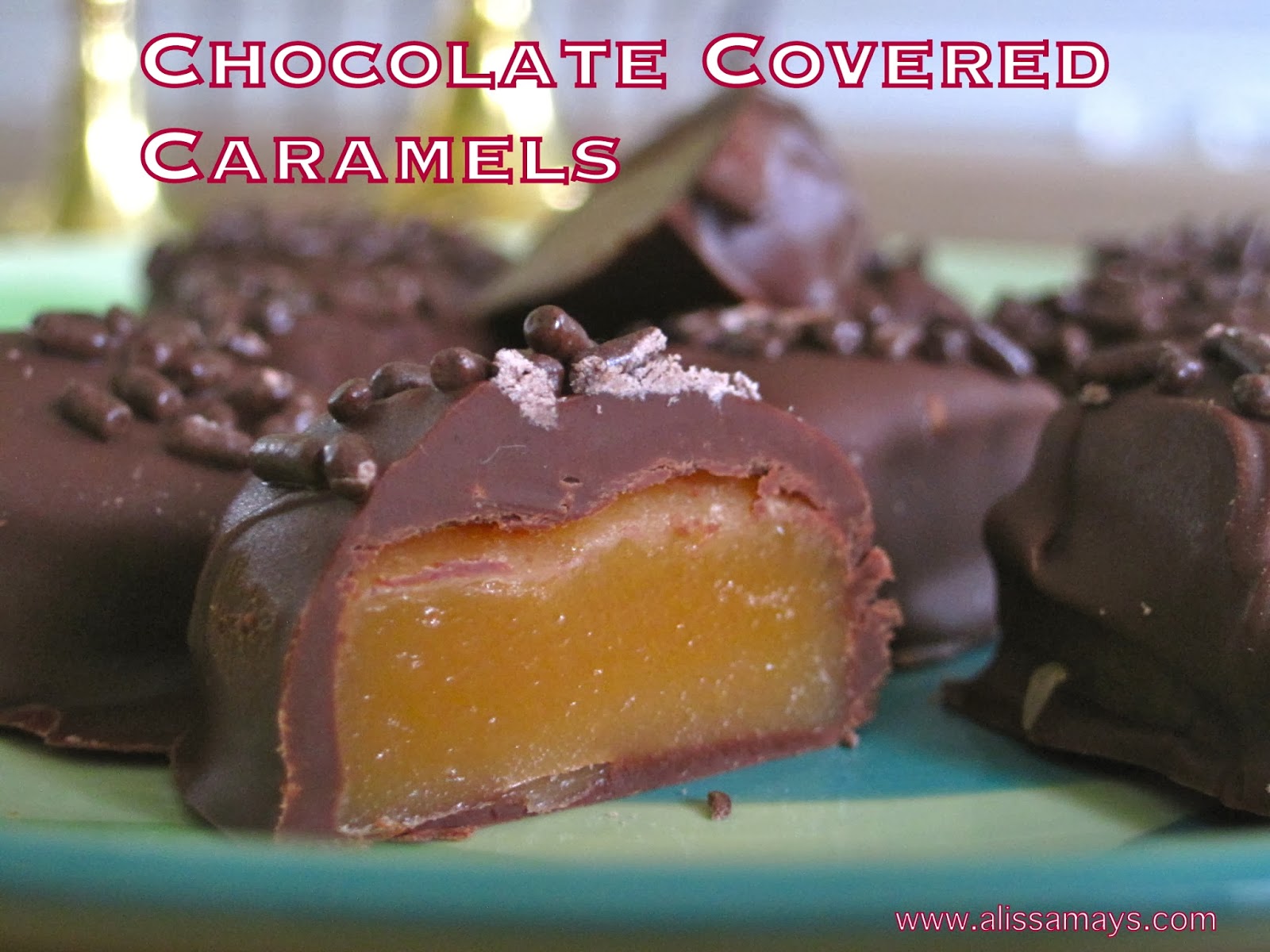 Alissamay's Chocolate Covered Caramels