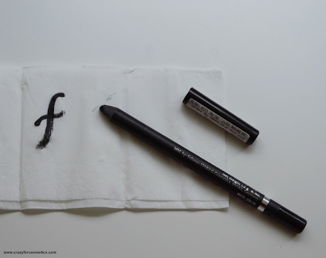 Faces Long Wear Eye pencil in Solid Black Swatches