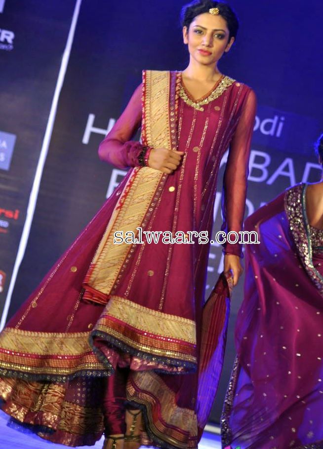 Designer Salwaar Kameez Collection at Hyderabad Fashion Week 2011 Indian Dresses