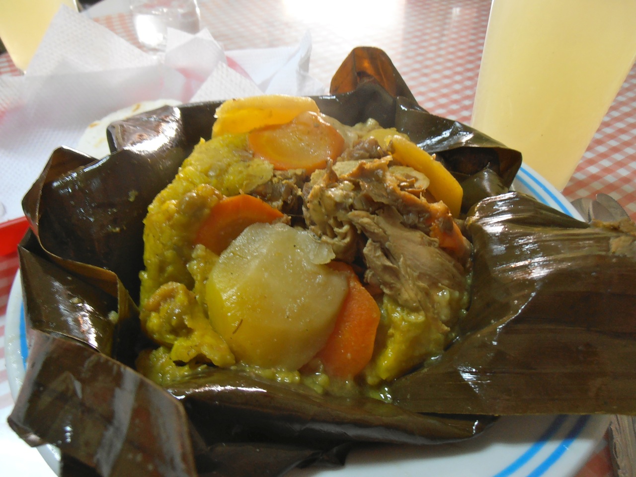 Scheppkes in South America Tamales Tolimenses