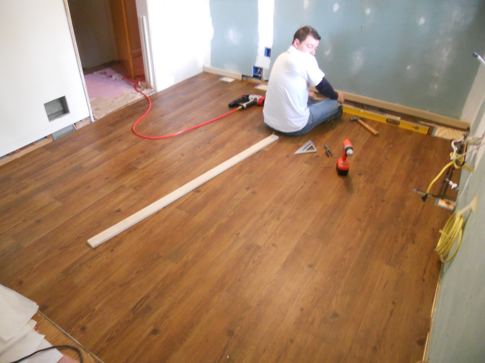 Peel And Stick Laminate Flooring make a plank wall using peel and stick vinyl Where Were We Peel And Stick Laminate Flooring the floors are prepped what about going over them with a self stick vinyl wood plank product in a color i prefer or even make a large parquet design Where Were We