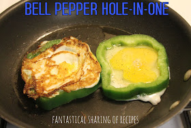 Bell Pepper Hole-in-One - a creative way to eat your eggs | www.fantasticalsharing.com