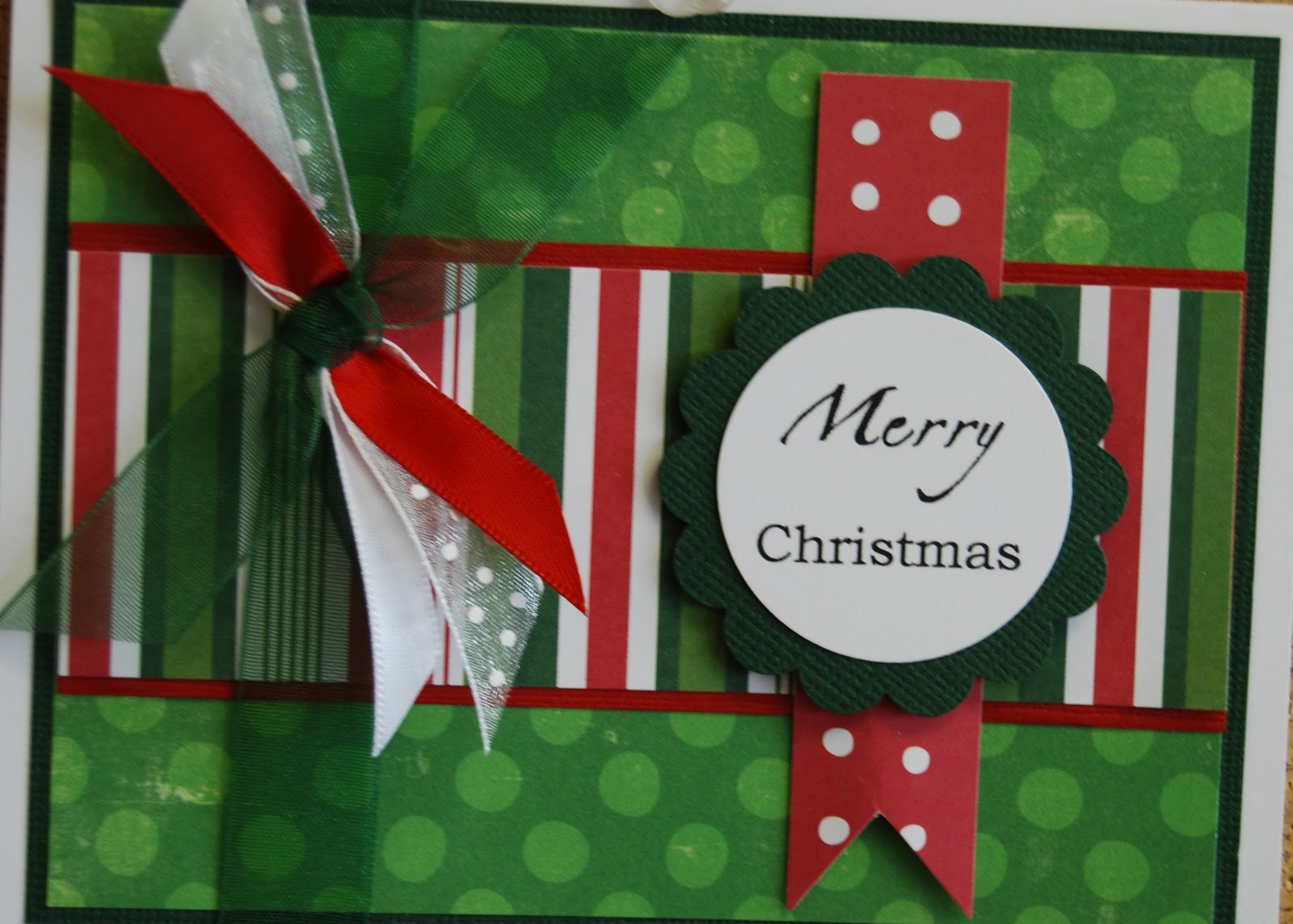 Mom and Me Scrapbooking Christmas Cards