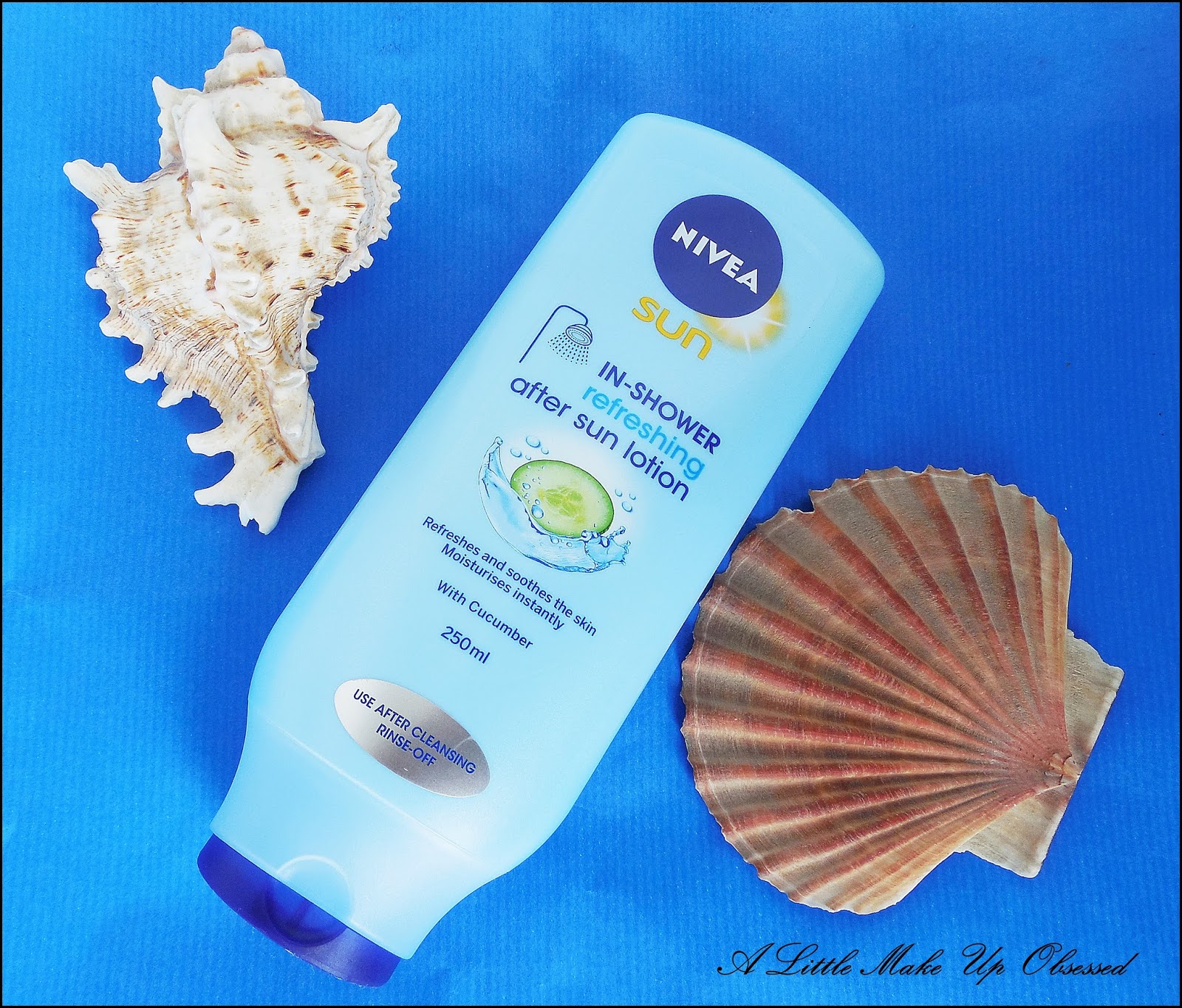 Nivea InShower Refreshing after sun lotion recenzija + darivanje a little make up obsessed
