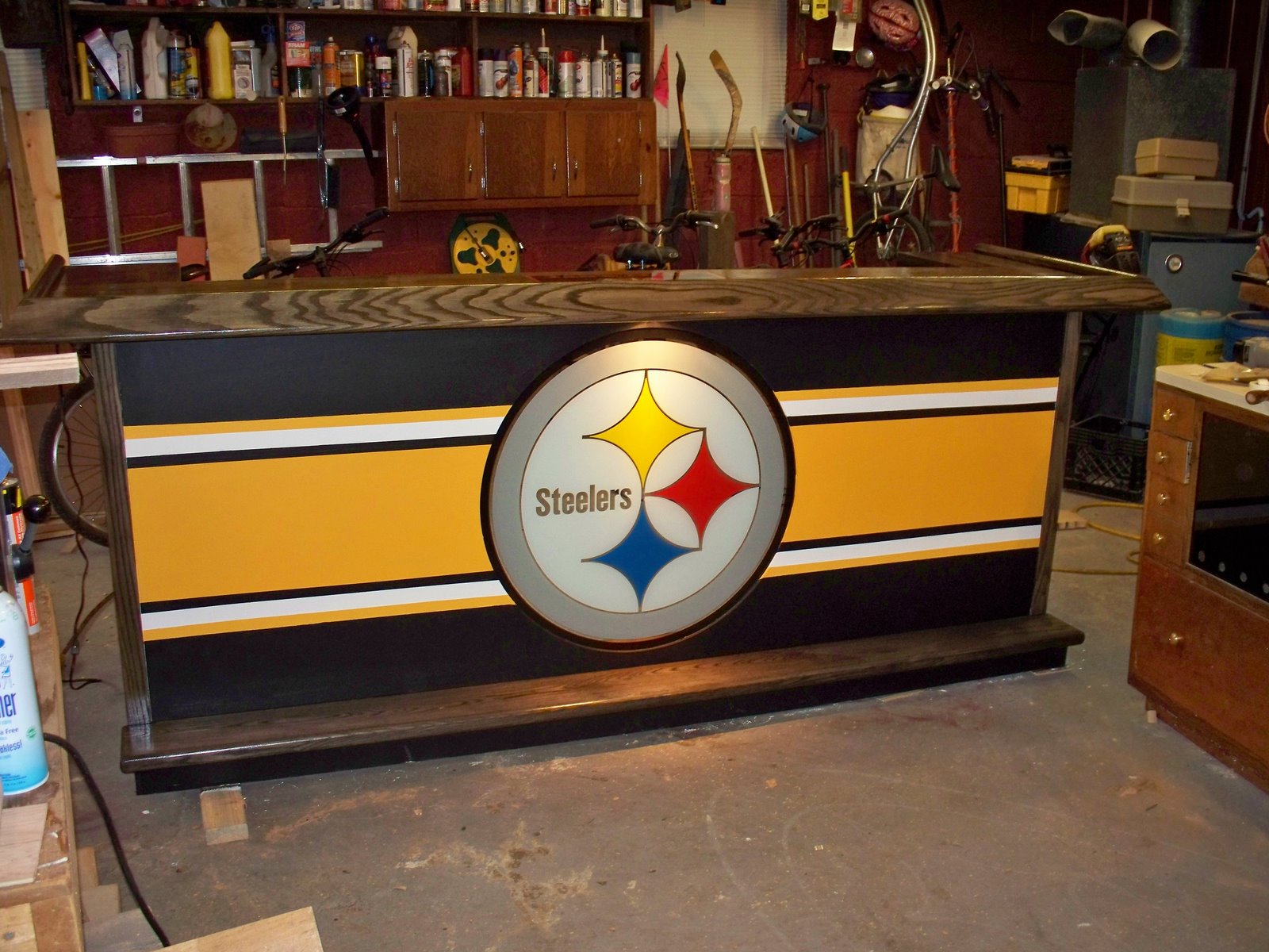 Vintage Johnstown Steeler Bar Time