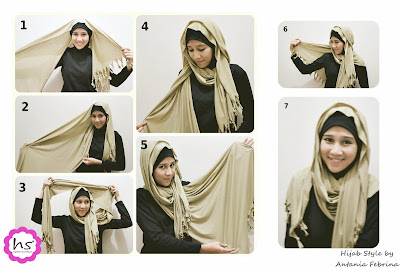 Cara Memakai Jilbab 1