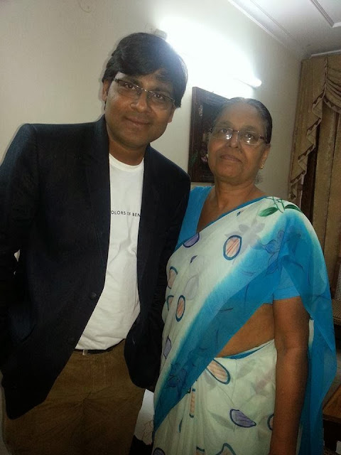 Manoj Bhawuk and His Teacher Krishna Sethi 