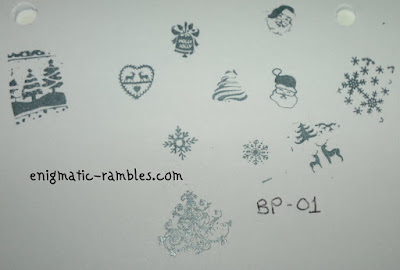 Born Pretty Store BornPrettyStore BP-01 BP01 Stamping Plate Born-Pretty-Store-BornPrettyStore-BP-01-BP01-Stamping-Plate