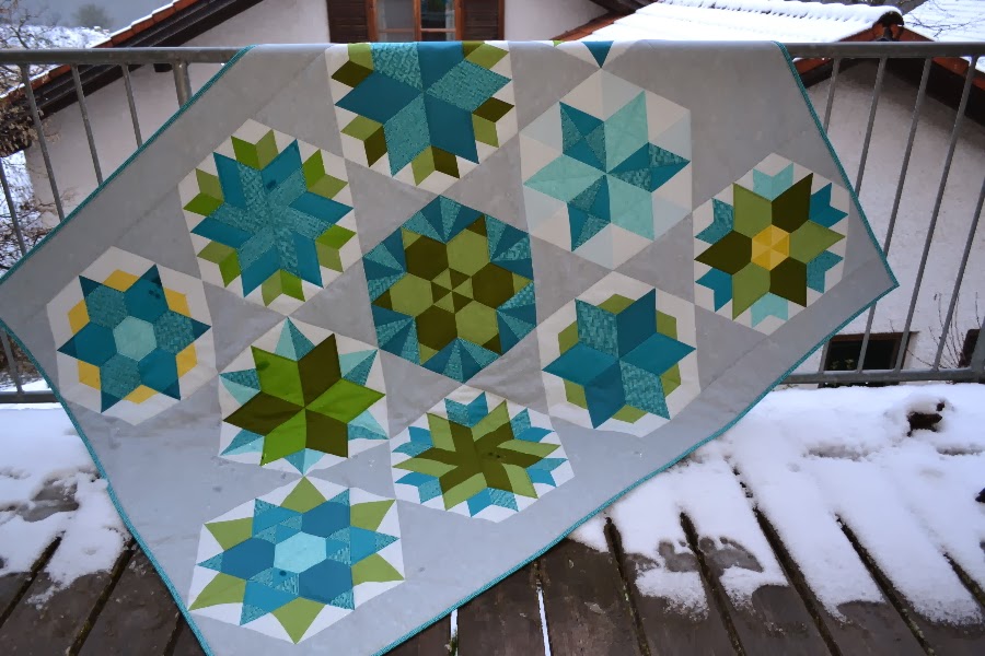einfach bunt... Park Bench Quilt for Lazy Ones
