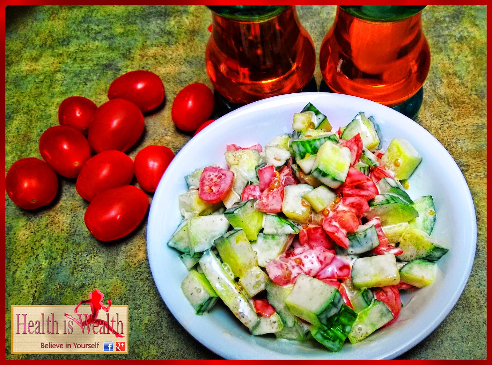 Strong and Beyond Cucumber Salad with Greek Yogurt Dressing