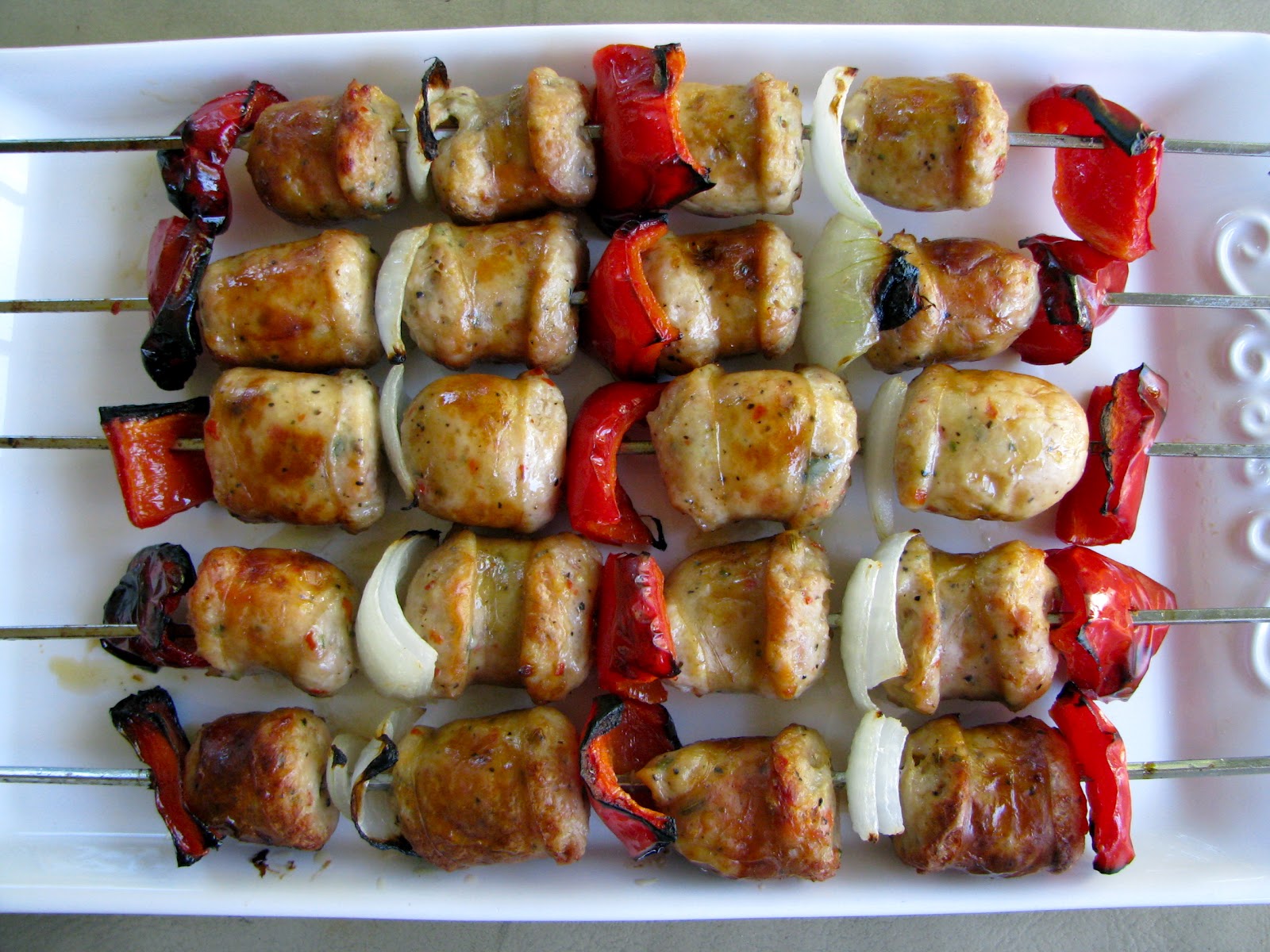 Italian Sausage Skewers