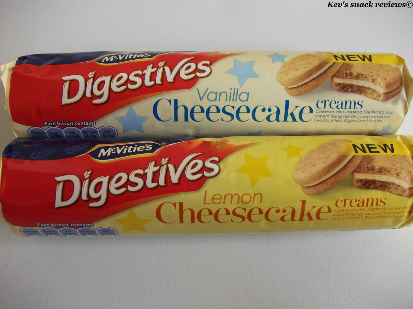 McVitie's Lemon & Vanilla Cheesecake Digestives Creams