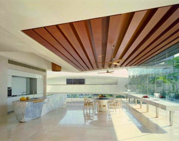 14 Gypsum False Ceiling Design With Wooden Decorations For Wooden False Ceiling Designs For Living Room