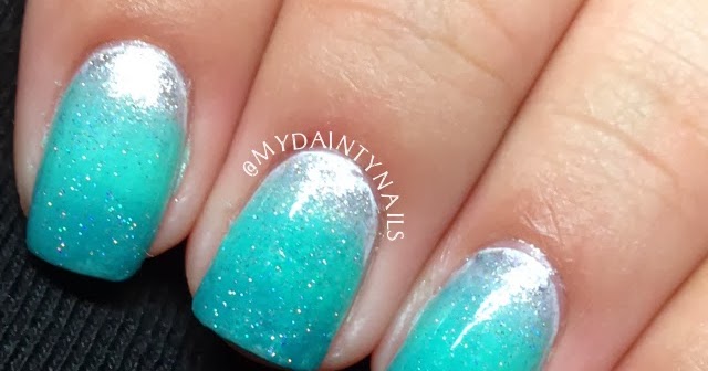 My Dainty Nails: Seafoam Green Ombre Nails