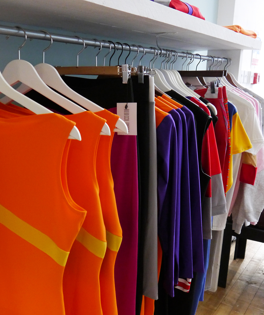 Rebecca Torres in Factory 45 Factory 45, Glasgow, retail space, shop small, shop local, Scottish Designers, Impact Arts, fashion retail, Rebecca Torres