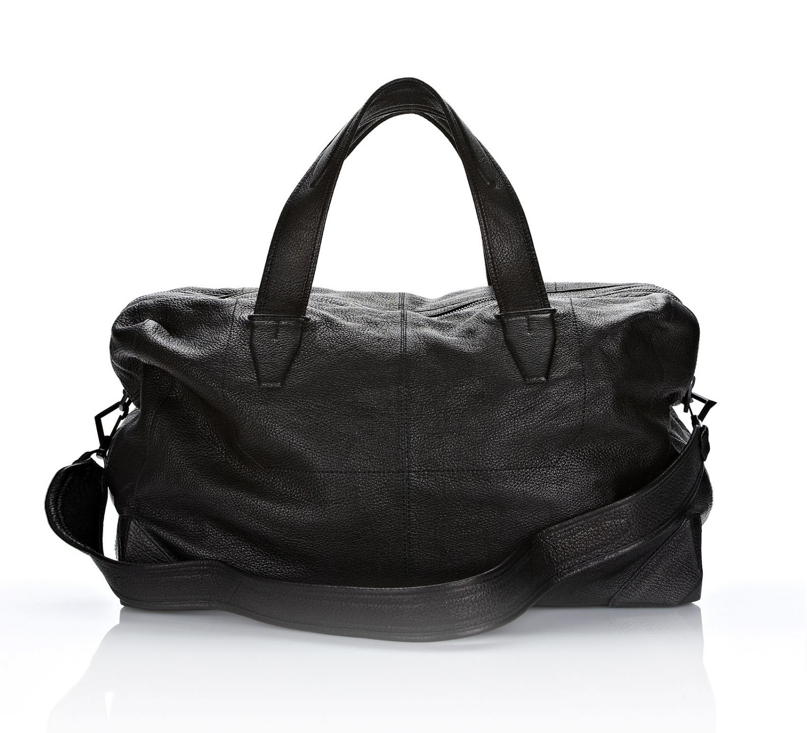 00O00 Menswear Blog: Alexander Skarsgard's Alexander Wang 'Wallie' Duffle - New York Street Style May 2013