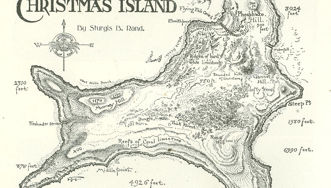 digital history project: Christmas Island Flying Fish Cove Sir John Murray