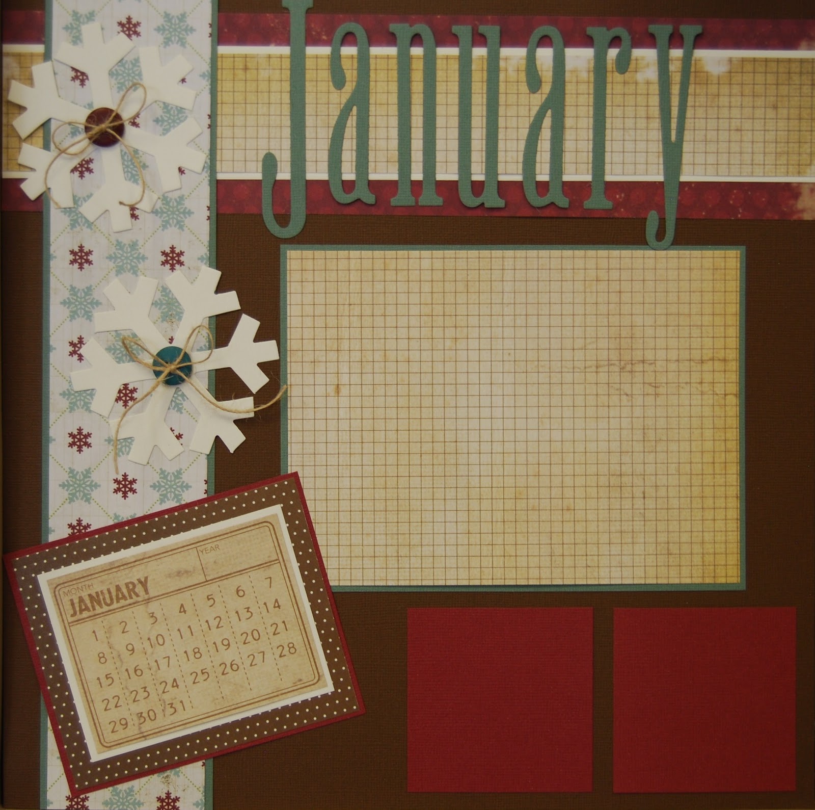 Mom and Me Scrapbooking Calendar pages are a GO!