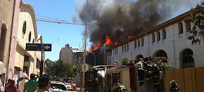 CONCEJAL CALDERÓN PRESENTA DENUNCIA POR INCENDIO DEL LICEO DE APLICACIÓN